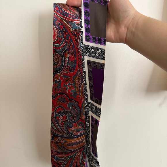 3/25$ 2 silk ties / Bohemian style - Picture 2 of 11